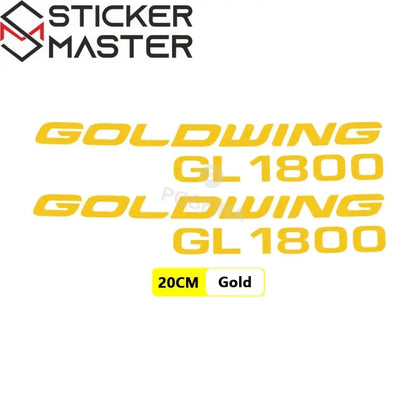 Honda Goldwing Sticker | GL 1800 Yan Grenaj ve Çanta Decal Seti (20 cm) - Sticker Master