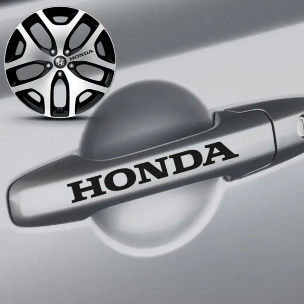 Sticker Master Honda Kapı Kolu Jant Sticker Oto Araç Çıkartma Etiket 8 Adet Sticker Master