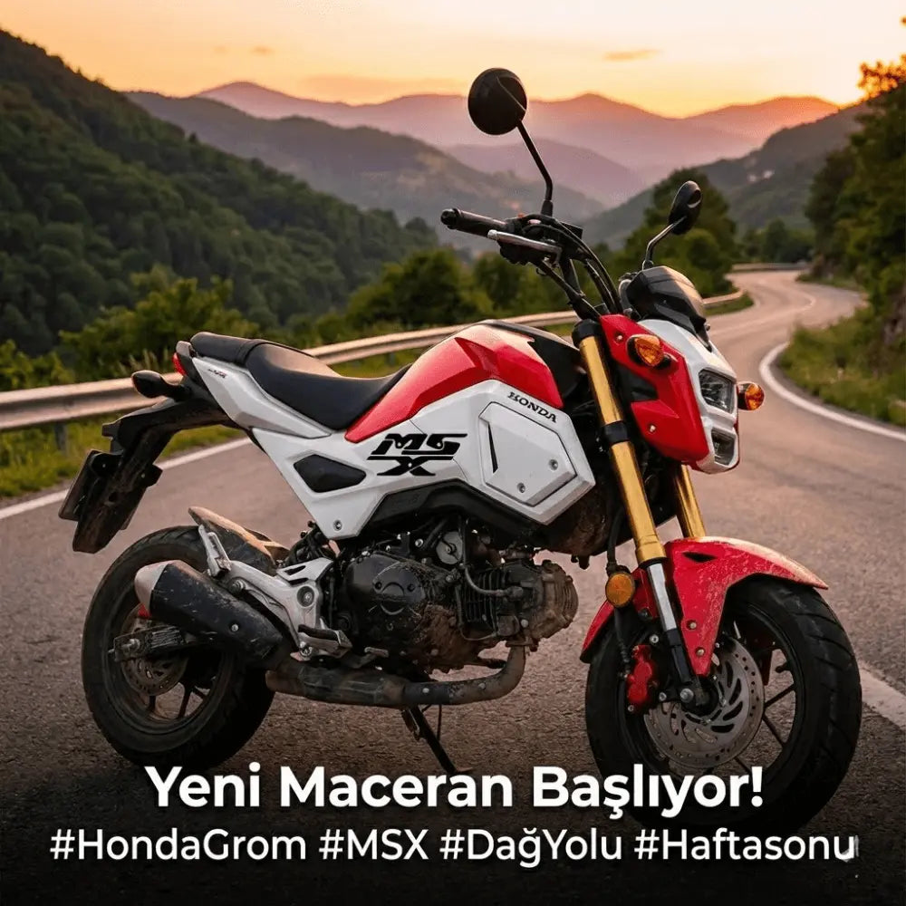 Honda MSX Sticker | MSX 125 ve Grom Uyumlu Yan Grenaj Logo Seti (2 Adet) - Sticker Master