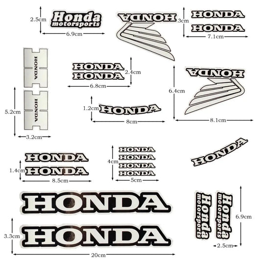 Honda Logo Motosiklet Sticker Seti | Sticker Master - Sticker Master