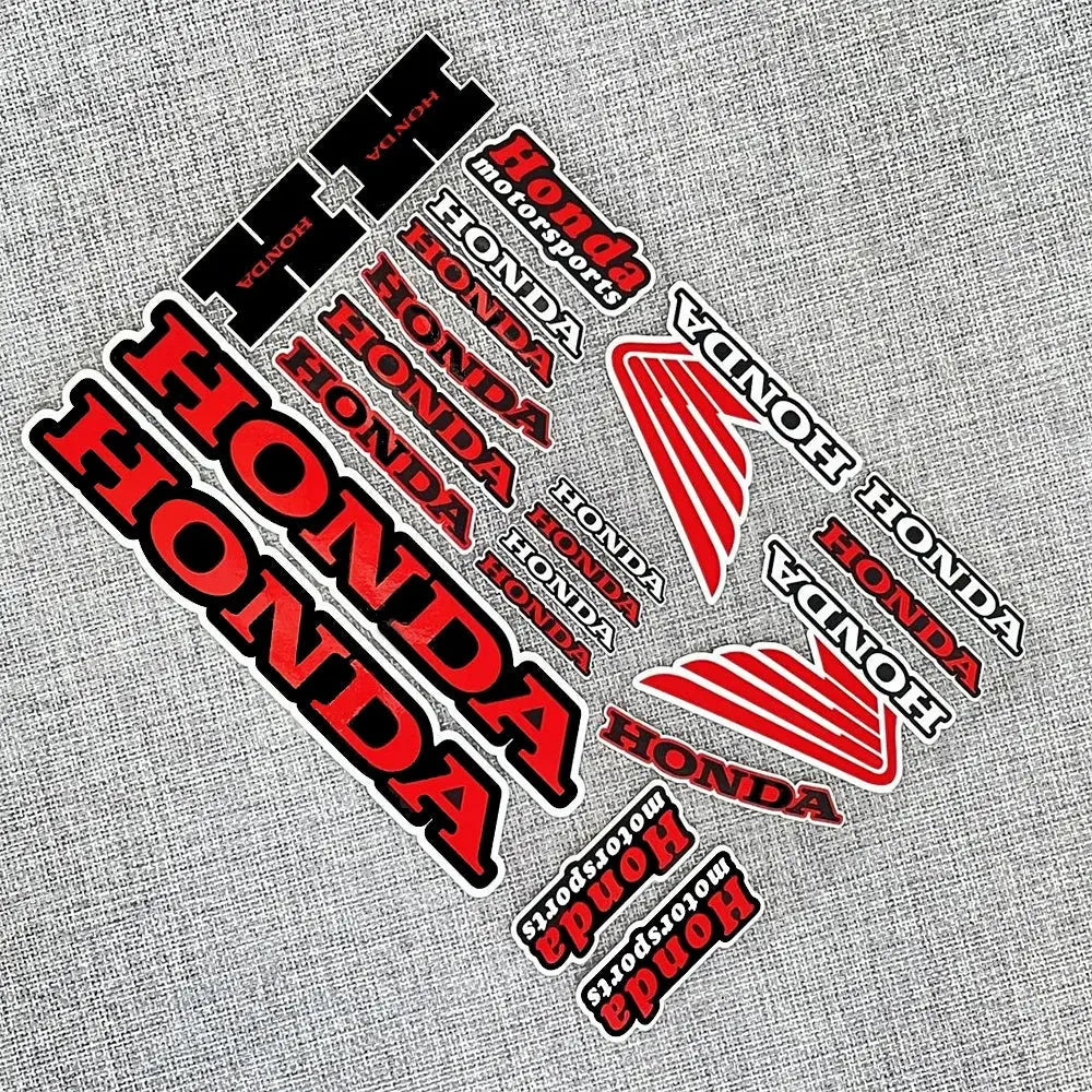 Honda Logo Motosiklet Sticker Seti | Sticker Master - Sticker Master