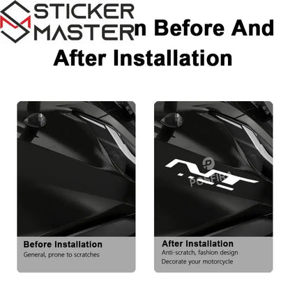 Honda NT 1100 Sticker Seti | DCT Uyumlu Yan Grenaj Logosu (2022-2025) - Sticker Master