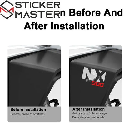 Honda NX 500 Sticker Seti | 2024-2025 Crossover Logosu (2 Adet) - Sticker Master