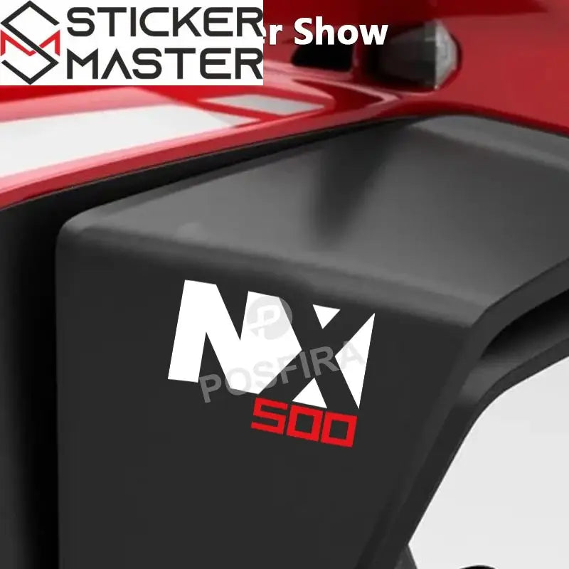 Honda NX 500 Sticker Seti | 2024-2025 Crossover Logosu (2 Adet) - Sticker Master