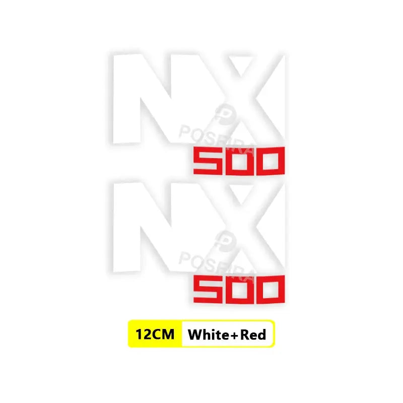 Honda NX 500 Sticker Seti | 2024-2025 Crossover Logosu (2 Adet) - Sticker Master