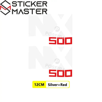 Honda NX 500 Sticker Seti | 2024-2025 Crossover Logosu (2 Adet) - Sticker Master