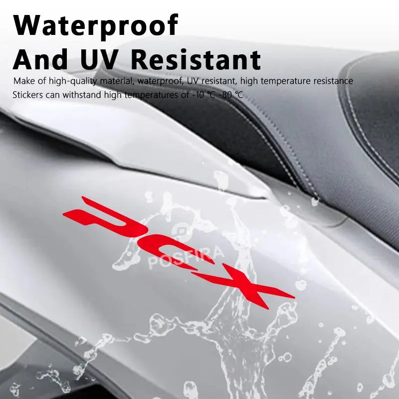 Honda PCX Sticker | 125, 150 ve 160 Uyumlu Yan Grenaj Logo Seti (Sağ-Sol) Sticker Master