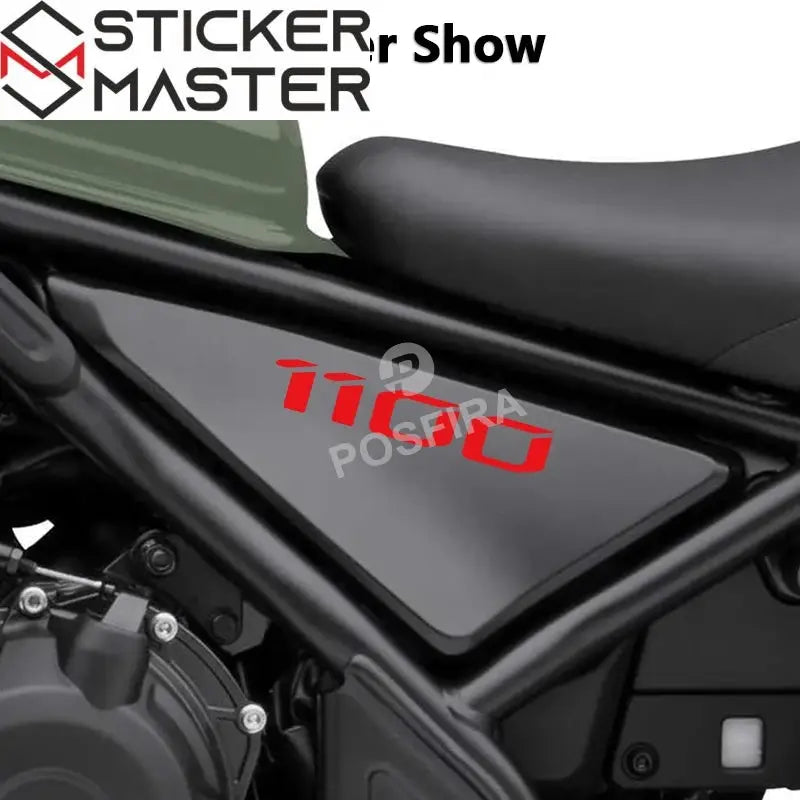 Honda Rebel 1100 Sticker Seti | CMX 1100 ve DCT Yan Kapak Logosu (2021-2025) - Sticker Master