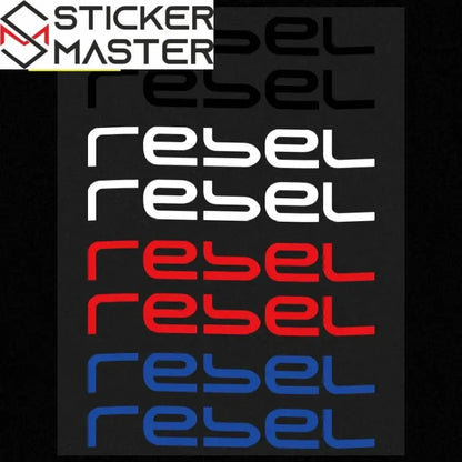 Honda Rebel Sticker Seti | CMX 250 500 1100 Yan Kapak ve Çamurluk Logosu (2017-2024) - Sticker Master