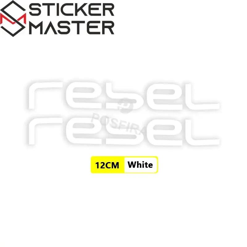 Honda Rebel Sticker Seti | CMX 250 500 1100 Yan Kapak ve Çamurluk Logosu (2017-2024) - Sticker Master
