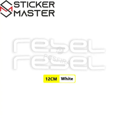 Honda Rebel Sticker Seti | CMX 250 500 1100 Yan Kapak ve Çamurluk Logosu (2017-2024) - Sticker Master