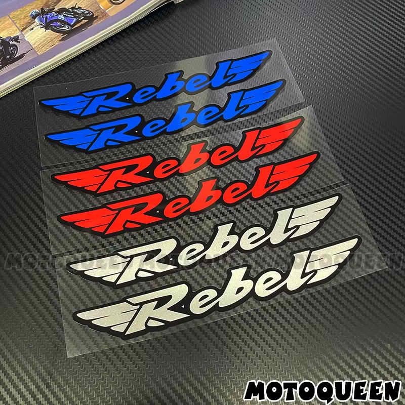 Honda Rebel Sticker Seti | Depo Yanı ve Çamurluk Logosu (Her Renk) - Sticker Master