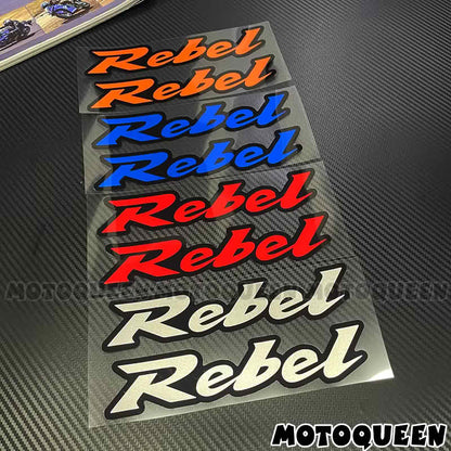 Honda Rebel Sticker Seti | Depo Yanı ve Çamurluk Logosu (Her Renk) - Sticker Master