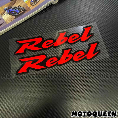 Honda Rebel Sticker Seti | Depo Yanı ve Çamurluk Logosu (Her Renk) - Sticker Master