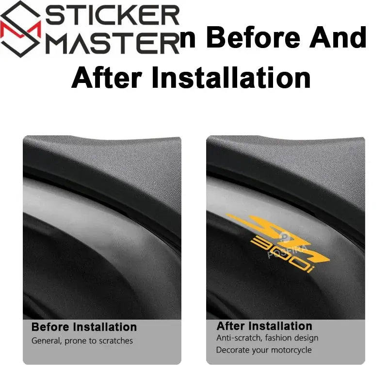 Honda SH 300i Sticker Seti | 2007-2021 Yan Grenaj Logosu 2 Adet - Sticker Master