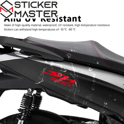 Honda SH 300i Sticker Seti | 2007-2021 Yan Grenaj Logosu 2 Adet - Sticker Master