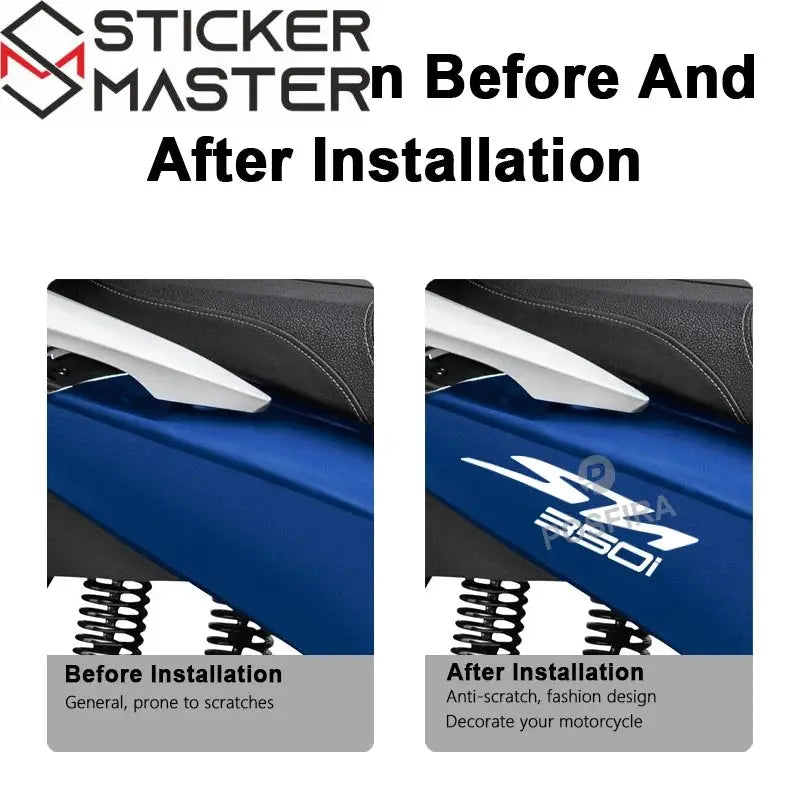Honda SH 350i Sticker Seti | 2021-2025 Yan Grenaj Logosu (2 Adet) - Sticker Master