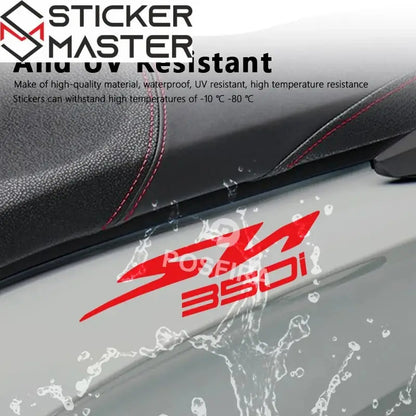 Honda SH 350i Sticker Seti | 2021-2025 Yan Grenaj Logosu (2 Adet) - Sticker Master