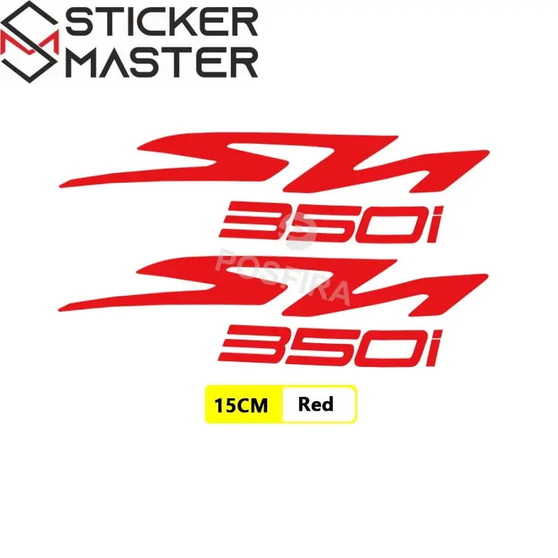 Honda SH 350i Sticker Seti | 2021-2025 Yan Grenaj Logosu (2 Adet) - Sticker Master