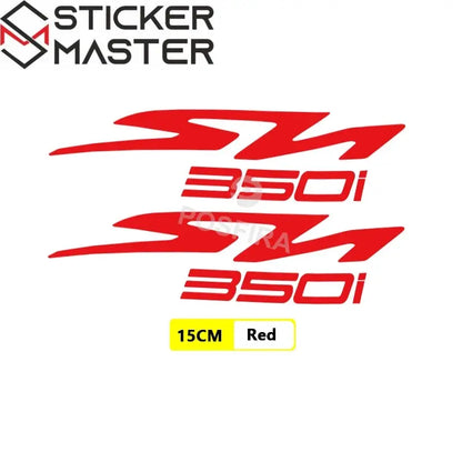 Honda SH 350i Sticker Seti | 2021-2025 Yan Grenaj Logosu (2 Adet) - Sticker Master