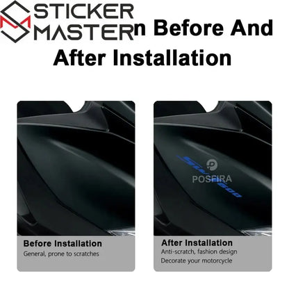 Honda SW-T600 Sticker Seti | FJS 600 Silver Wing Yan Grenaj Logosu (2010-2016) - Sticker Master