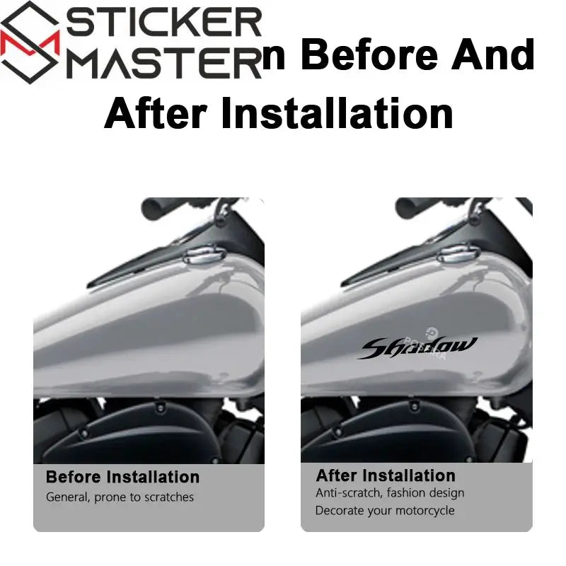 Honda Shadow Sticker Seti | VT 600-750-1100 Cruiser Depo Logosu - Sticker Master
