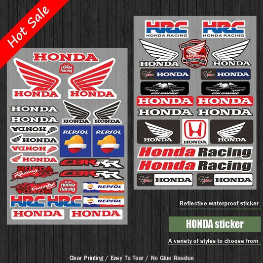 Sticker Master Honda CBR Motosiklet Gövde ve Kask Sticker Seti