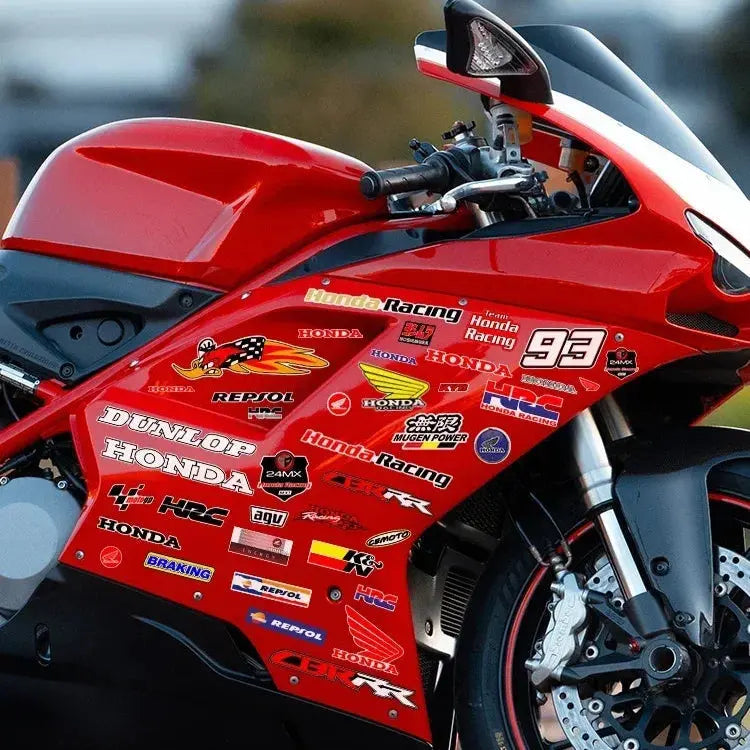 Sticker Master Honda CBR Motosiklet Gövde ve Kask Sticker Seti