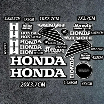 Honda Sticker Seti | HRC & Kanat Logo Paketi | Sticker Master - Sticker Master