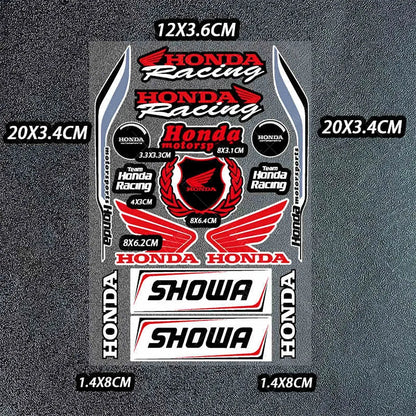 Honda Sticker Seti | HRC & Kanat Logo Paketi | Sticker Master - Sticker Master
