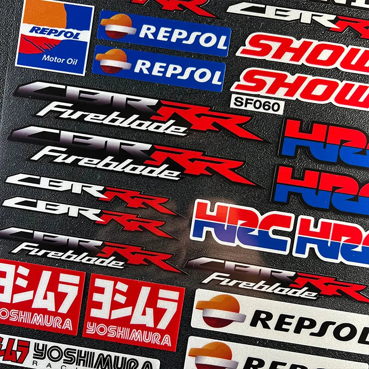 Honda Sticker Seti | HRC & Kanat Logo Paketi | Sticker Master - Sticker Master