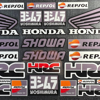 Honda Sticker Seti | HRC & Kanat Logo Paketi | Sticker Master - Sticker Master