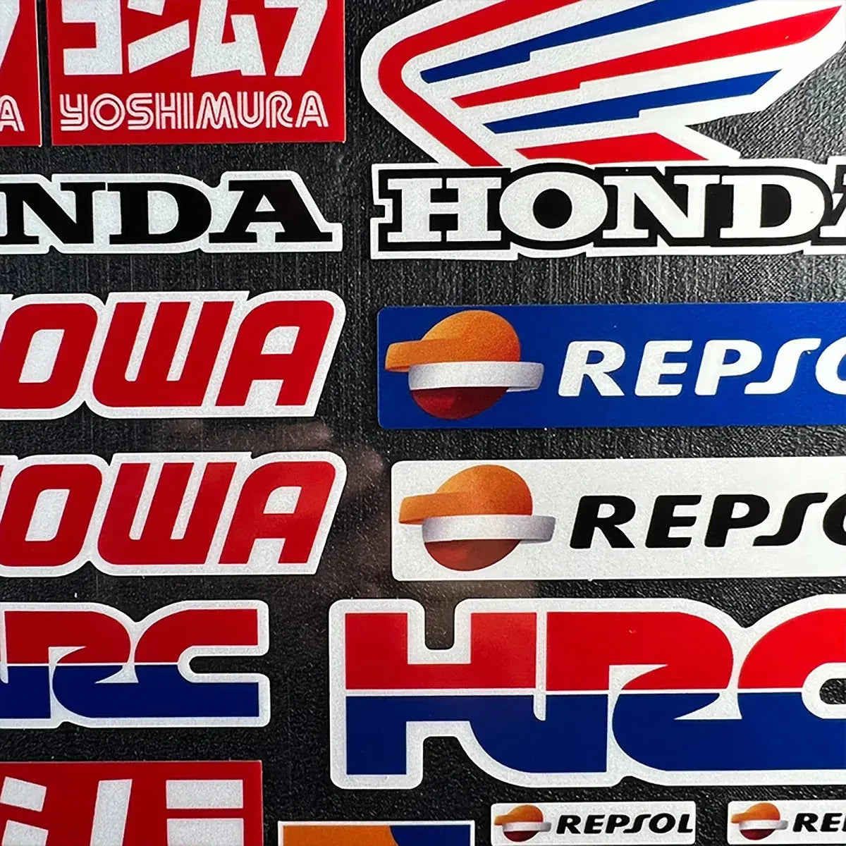 Honda Sticker Seti | HRC & Kanat Logo Paketi | Sticker Master - Sticker Master
