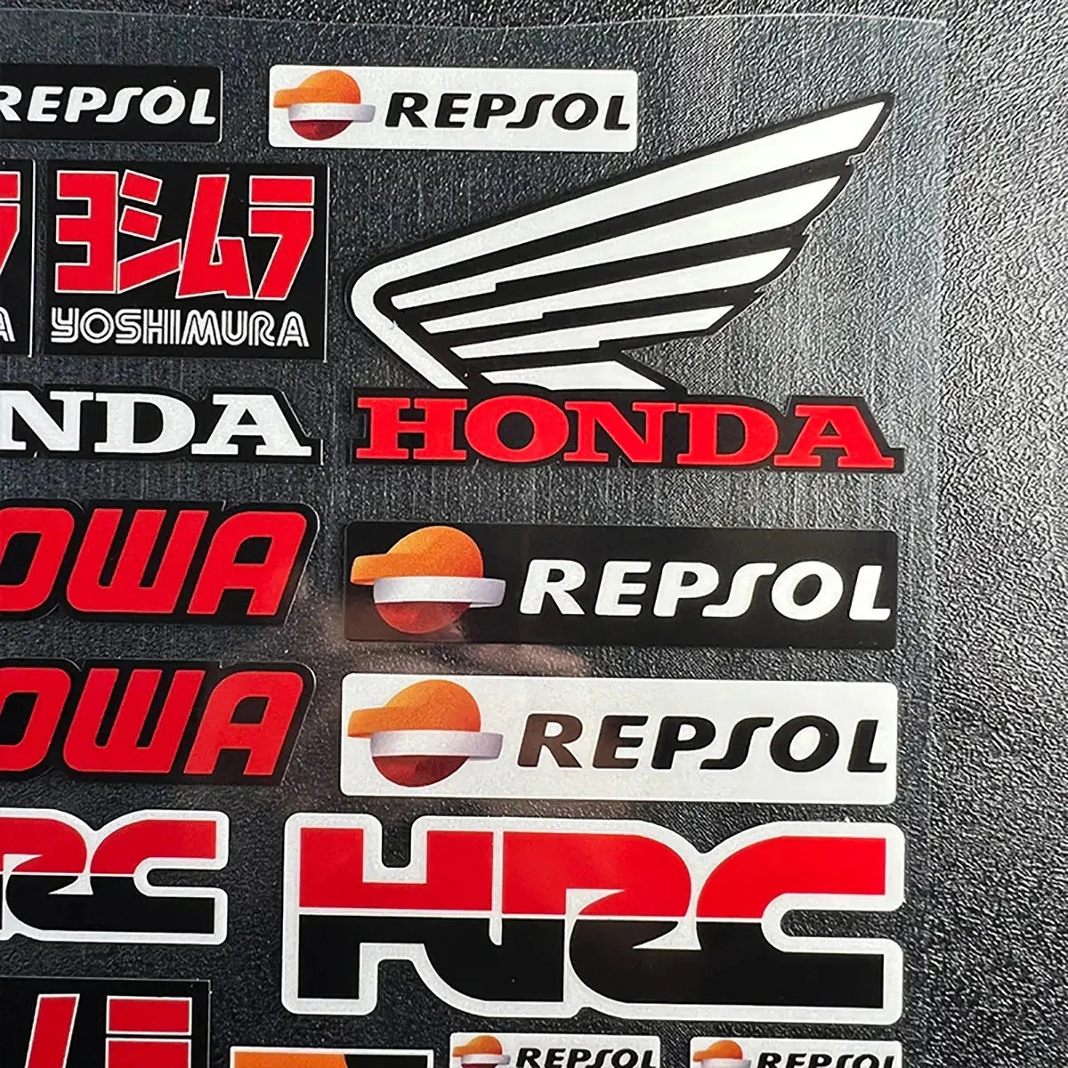 Honda Sticker Seti | HRC & Kanat Logo Paketi | Sticker Master - Sticker Master