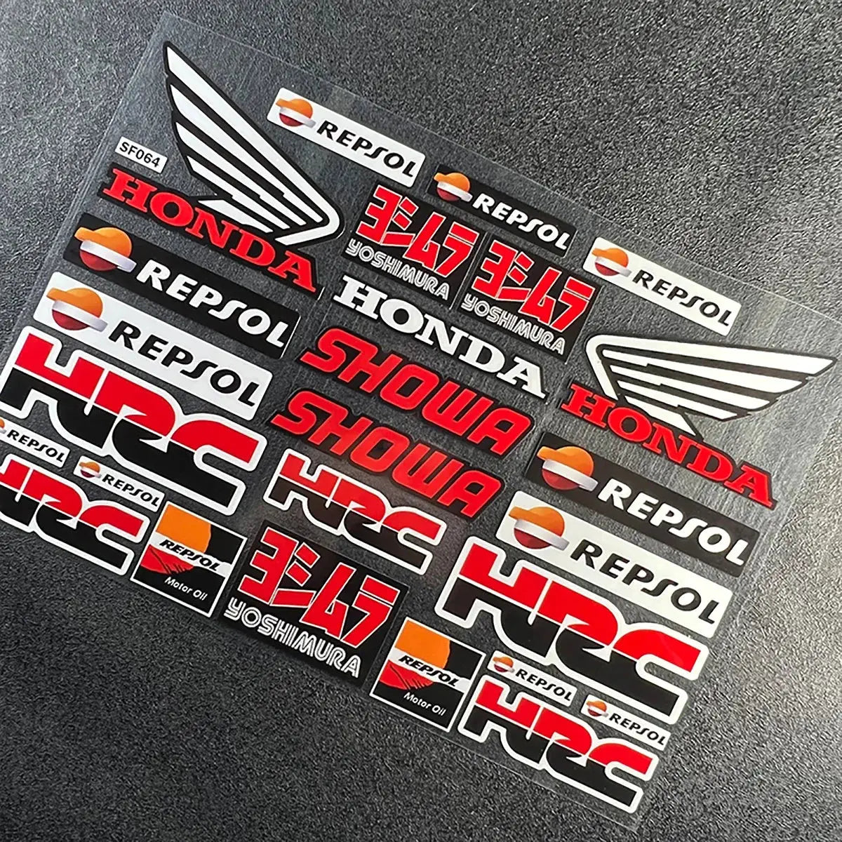 Honda Sticker Seti | HRC & Kanat Logo Paketi | Sticker Master - Sticker Master