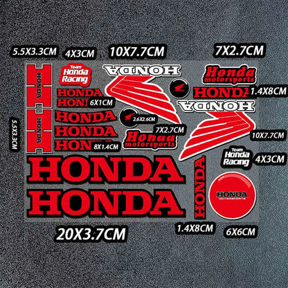 Honda Sticker Seti | HRC & Kanat Logo Paketi | Sticker Master - Sticker Master