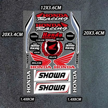 Honda Sticker Seti | HRC & Kanat Logo Paketi | Sticker Master - Sticker Master