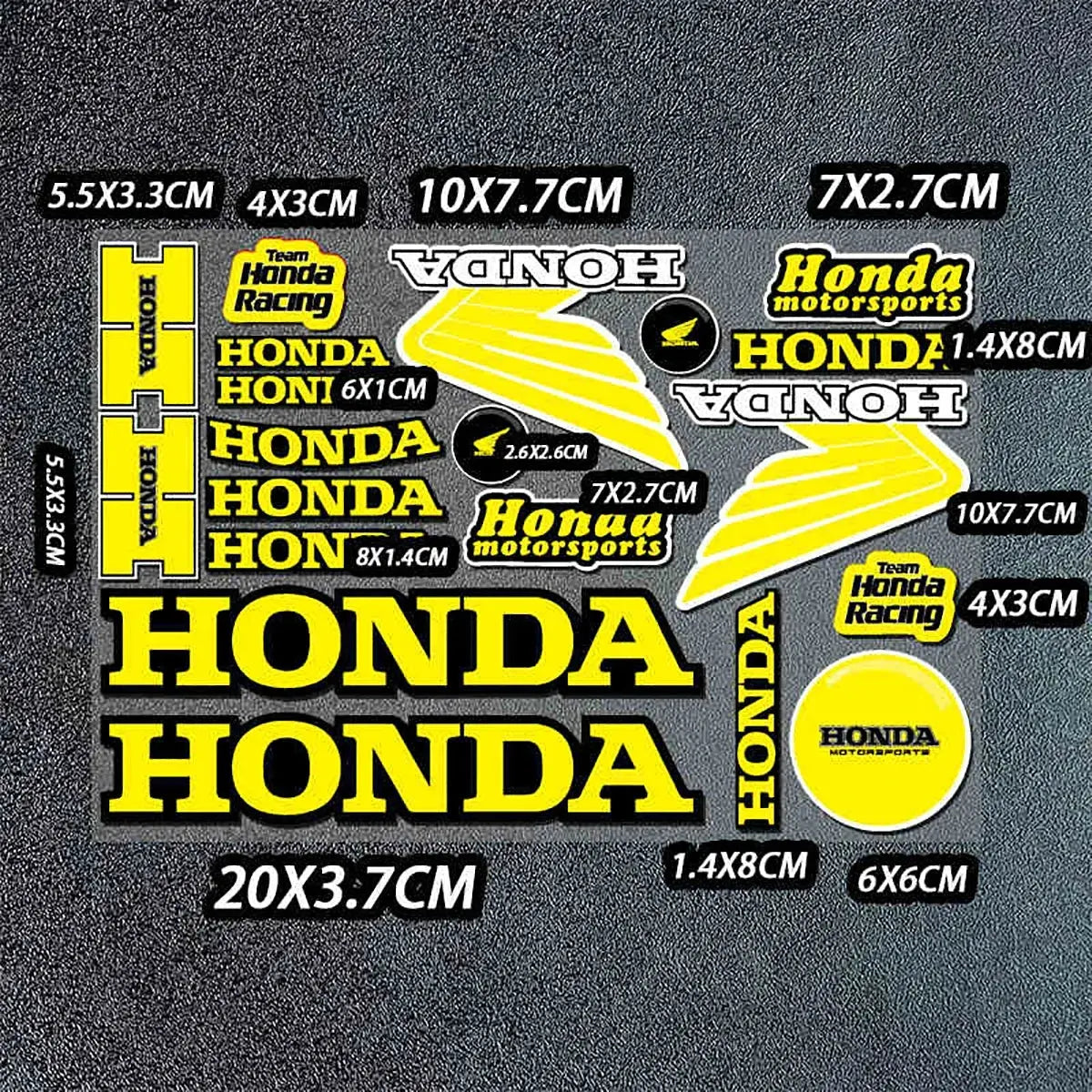 Honda Sticker Seti | HRC & Kanat Logo Paketi | Sticker Master - Sticker Master