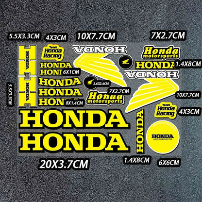 Honda Sticker Seti | HRC & Kanat Logo Paketi | Sticker Master - Sticker Master