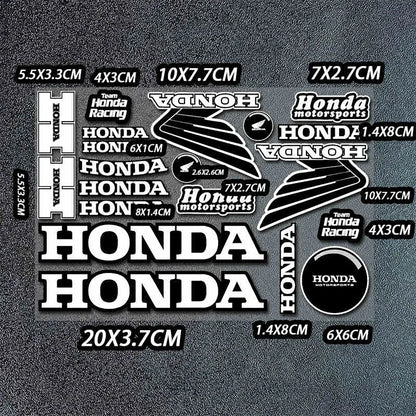 Honda Sticker Seti | HRC & Kanat Logo Paketi | Sticker Master - Sticker Master