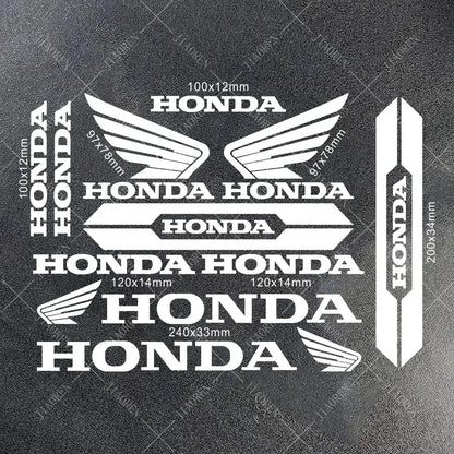Sticker Master Honda Vinyl Motorcycle Tank & Helmet Sticker Set - Sticker Master