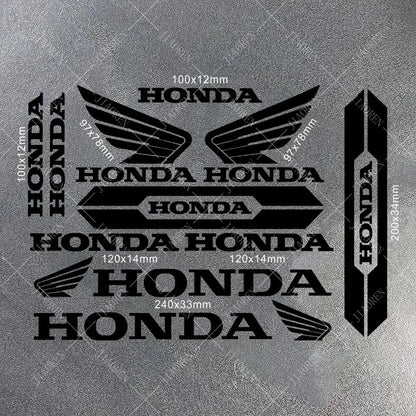 Sticker Master Honda Vinyl Motorcycle Tank & Helmet Sticker Set - Sticker Master
