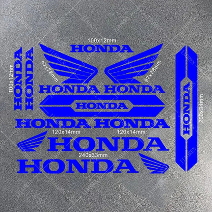Sticker Master Honda Vinyl Motorcycle Tank & Helmet Sticker Set - Sticker Master