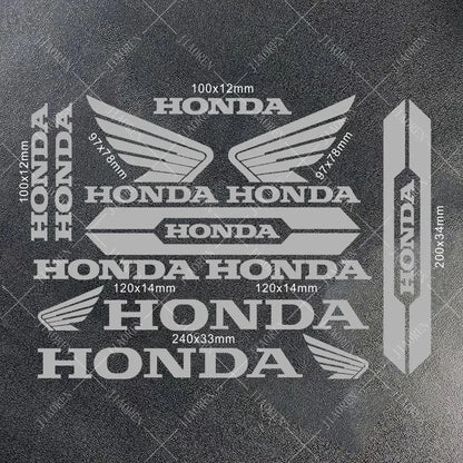 Sticker Master Honda Vinyl Motorcycle Tank & Helmet Sticker Set - Sticker Master