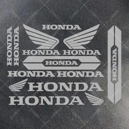Sticker Master Honda Vinyl Motorcycle Tank & Helmet Sticker Set - Sticker Master