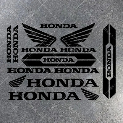 Sticker Master Honda Vinyl Motorcycle Tank & Helmet Sticker Set - Sticker Master