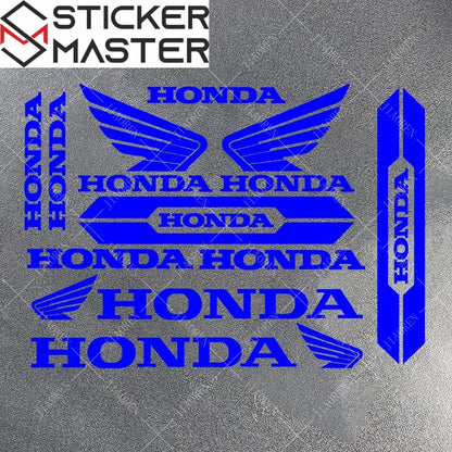 Sticker Master Honda Vinyl Motorcycle Tank & Helmet Sticker Set - Sticker Master
