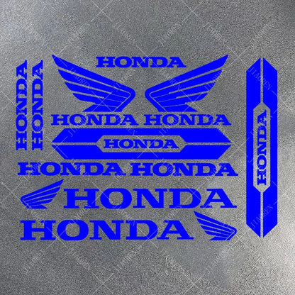 Sticker Master Honda Vinyl Motorcycle Tank & Helmet Sticker Set - Sticker Master