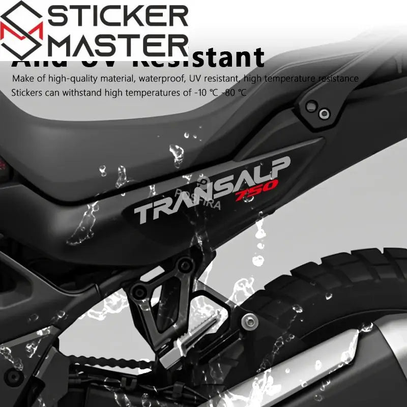 Honda Transalp Sticker | XL750 Arka Kuyruk Grenaj Decal Seti (2026) Sticker Master
