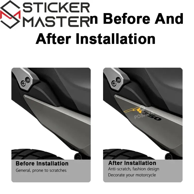 Honda Transalp XL 750 Sticker Seti | 2023-2025 Yan Panel Logosu 2 Adet - Sticker Master
